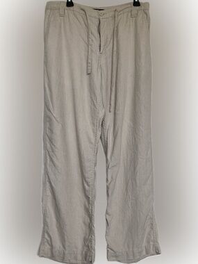 Apt. 9 100% Linen Drawstring Pants / Chinos 32x30